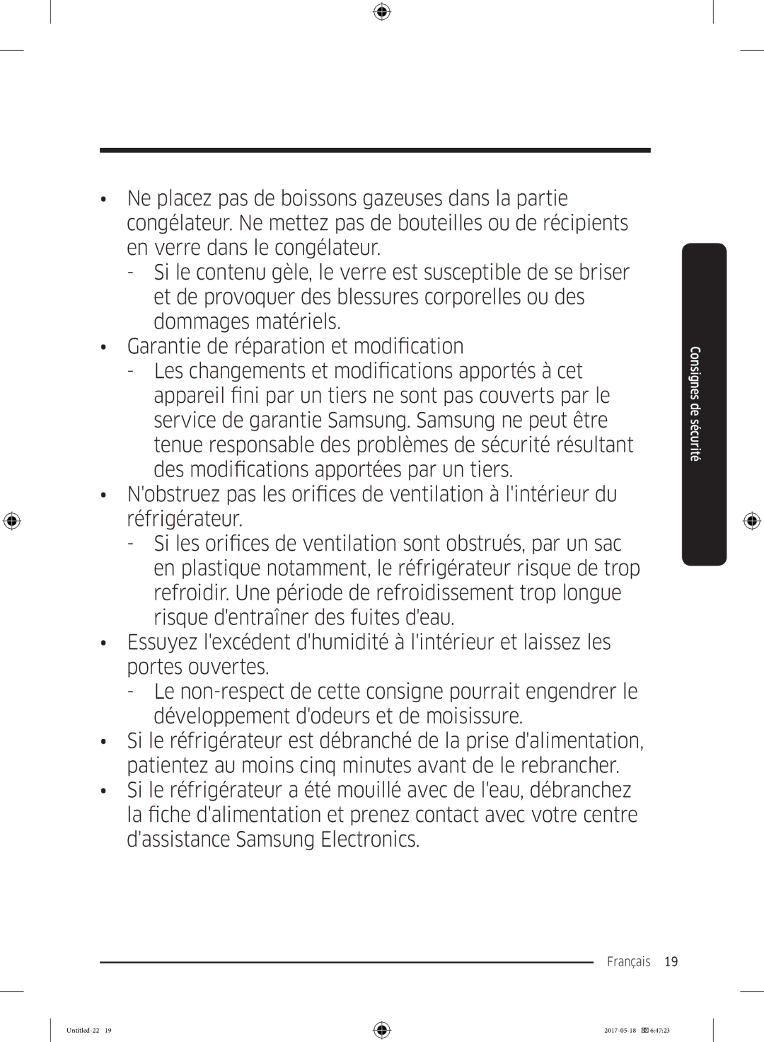 Samsung RB38K7998S4/EF manual Français  